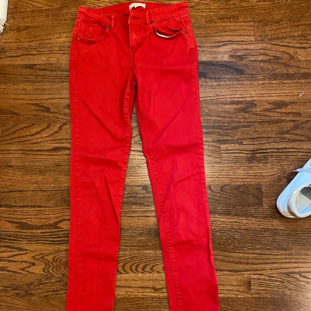 red jeans great condition